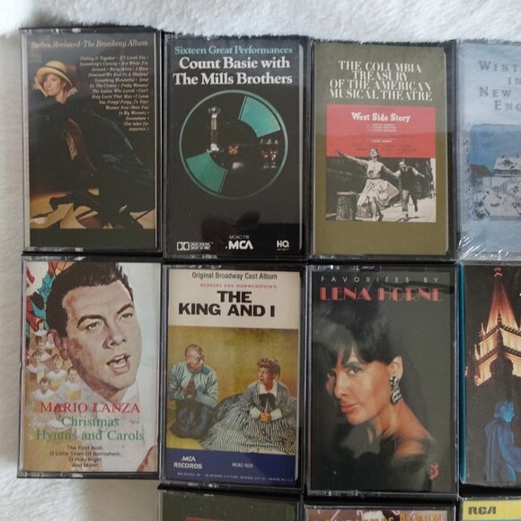 Lot Of 16 Music Cassette Tapes Mixed Bundle Easy Listening Streisand Mathis Xmas - Picture 7 of 9